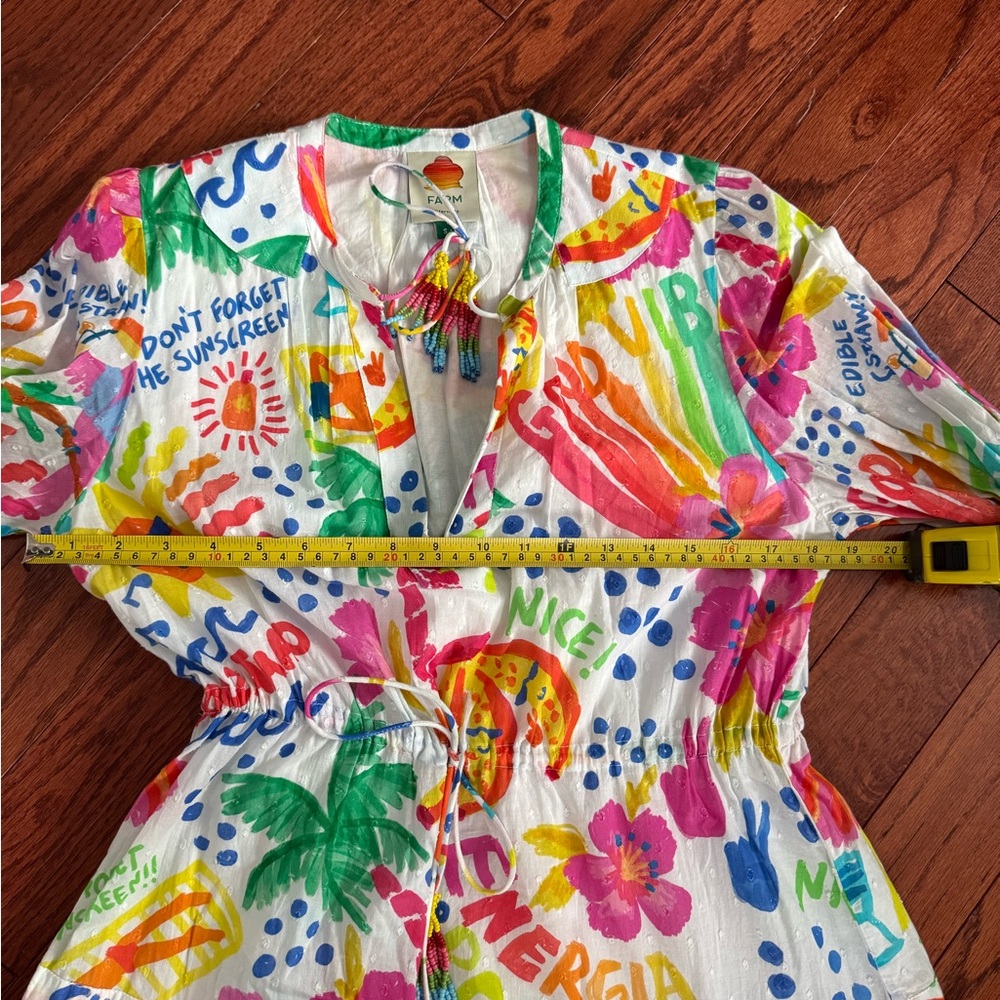 Farm Rio Cotton Mini Dress - Picture 7 of 9